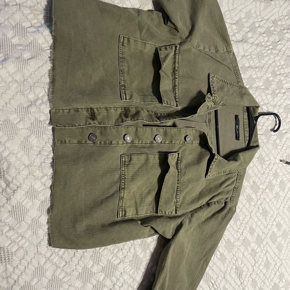 Short green jacket